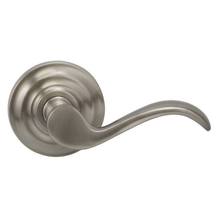 Omnia Lever Traditional Rose Pass Lever 2-3/8" BS T Strike Satin Nickel 895 895TD/238T.PA15