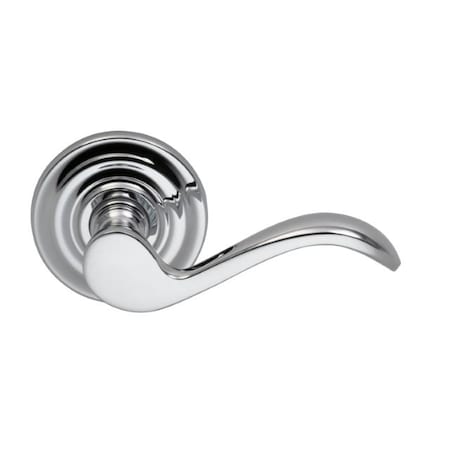 Omnia Lever Traditional Rose Single Dummy Left Hand Lever Bright Chrome 895 895TD/L.SD26
