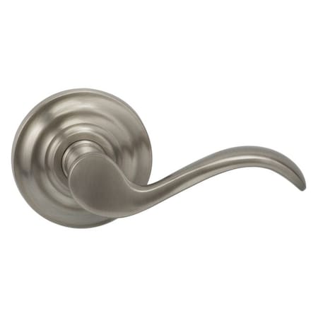 Omnia Lever Traditional Rose Pass Lever 2-3/4" BS T Strike Satin Nickel 895 895TD/234T.PA15