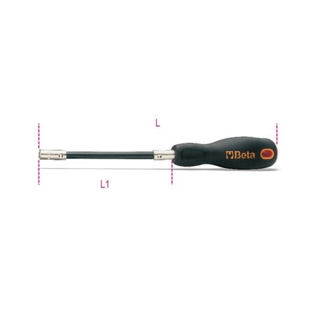 Beta Flexible Bit Holder with Handle, 280mm 008970010