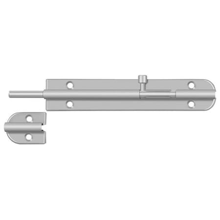 Deltana Barrel Bolt Satin Stainless Steel 8" 8BB32D