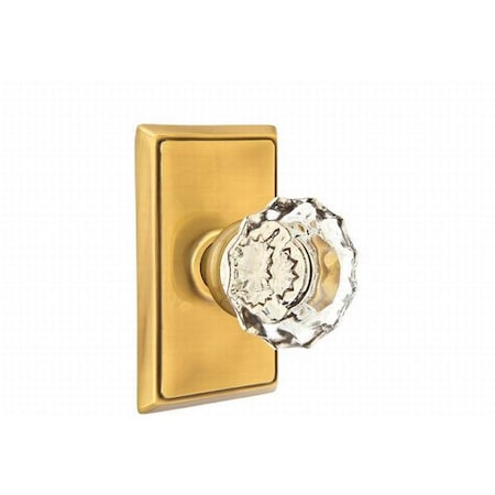 Emtek French Antique Brass Privacy 8221ASUS7 8221ASUS7