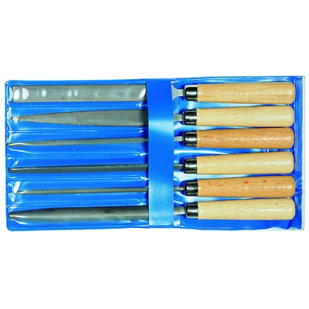 Gedore Key File Set, 6 pcs. 8728