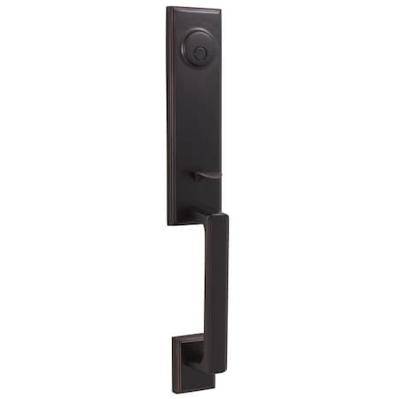 Weslock Woodward I Exterior Dummy Handleset Oil Rubbed Bronze 06685-1--0020