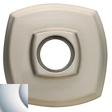 Baldwin Passage Pair Rosettes Bright Chrome 5058.260