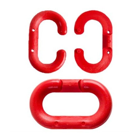 Nmc Link, Red, 2", Packs Of 25 PL2R