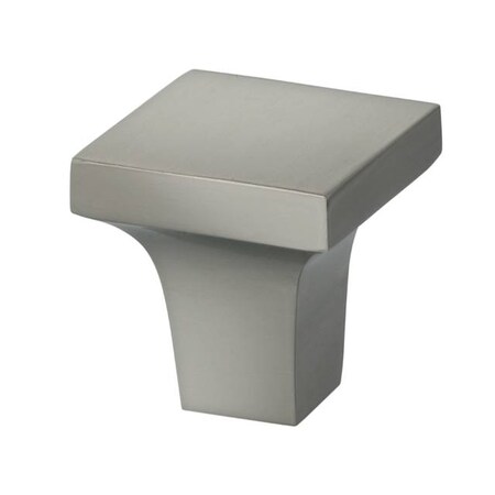 Omnia 1" Modern Square Cabinet Knob Satin Nickel 9004/25.15