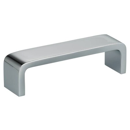Omnia Center to Center Thick Square Cabinet Pull Bright Chrome 3-3/4" 9006/96.26