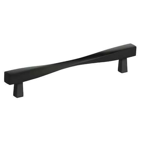 Omnia Center to Center Modern Twisted Cabinet Pull Oil Rubbed Bronze 6-5/8" 9009/170.10B