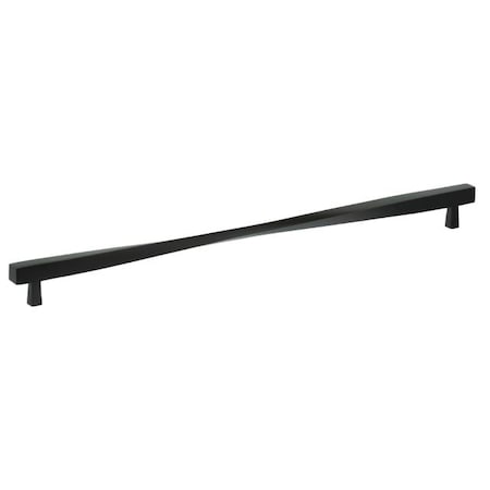 Omnia Center to Center Modern Twisted Cabinet Pull Oil Rubbed Bronze 16-1/2" 9009/420.10B