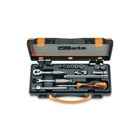 Beta Socket Set for Aeronauticl Maint, 17 pcs. 009000982