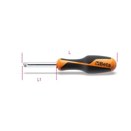 Beta Sp"ner Handle, 1/4" Drive 009000833
