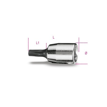Beta 1/4" Drive, PT25 SAE Socket 009000765
