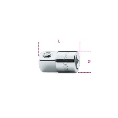 Beta Adaptor, 1/4"-3/8" Drive 009000814