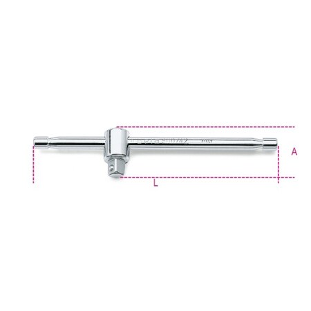 Beta Slid"g T-Handle, 1/4" Drive 009000854