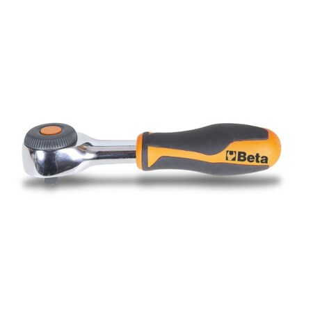 Beta 1/4" Male Square Drive, 126mm Reversible Ratchet, 1/4" Drive 009000884