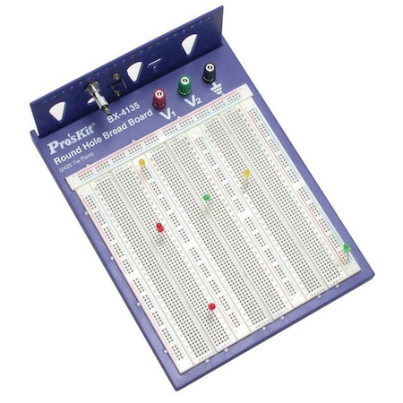 Proskit Round Hole Breadboard, 2420 Tie Points 900-249