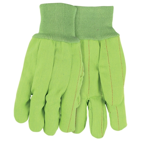 Mcr Safety Knit Gloves, Back: Pastel Green, Large, 12 PK 9018CDGB