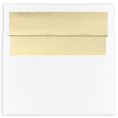 Great Papers Envelope, Foil Lining, White with, PK25 9021066