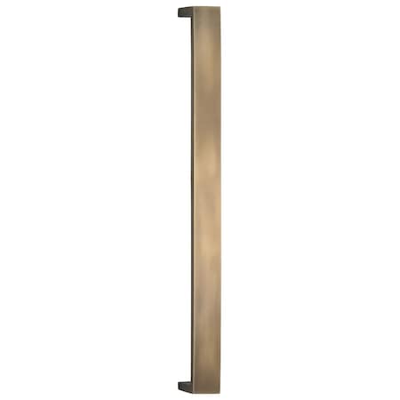 Omnia Flat Modern Cabinet Pull Bright Nickel 10" Center to Center 9024/254.14