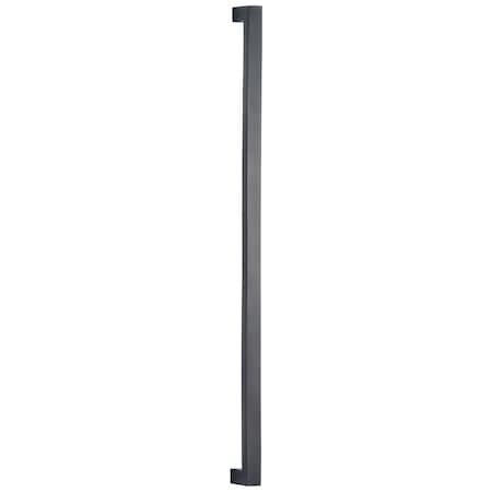 Omnia Square Modern Cabinet Pull Antique Brass 12" Center to Center 9025/305.5