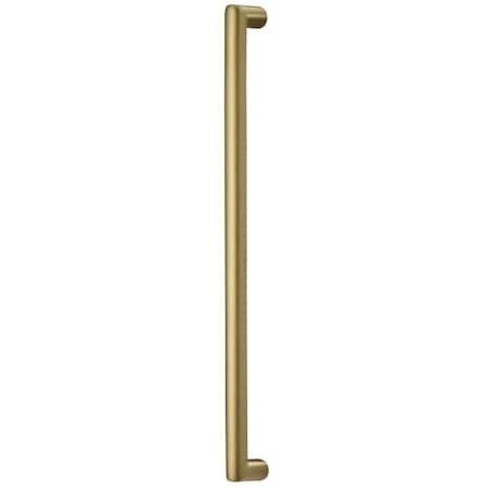 Omnia Center to Center Round Modern Cabinet Pull Satin Brass 8" 9027/203.4
