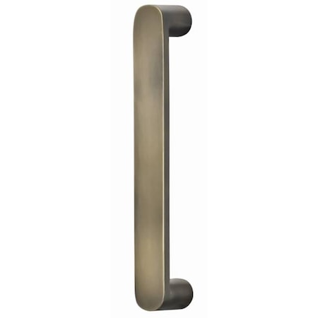 Omnia Center to Center Oval Modern Cabinet Pull Antique Brass 4" 9028/102.5