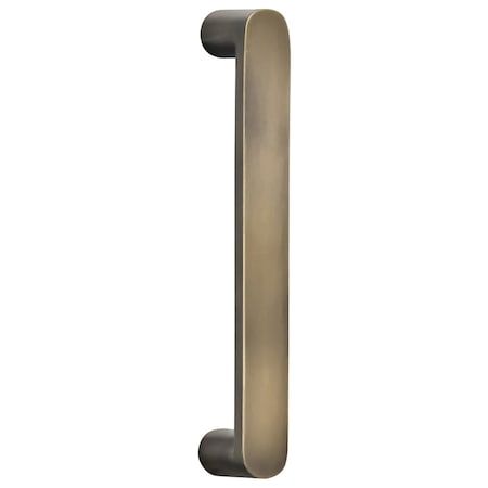 Omnia Center to Center Oval Modern Cabinet Pull Satin Brass 4" 9028/102.4