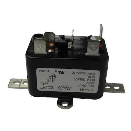 SUPCO Fan Relay, 120VAC, SPDT 90294