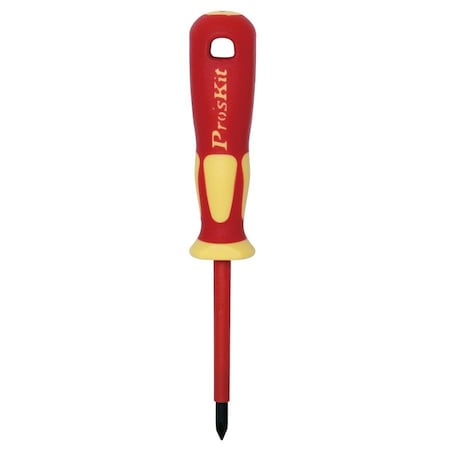 Proskit Insulated Screwdriver, No 1 Phillips, 100V 902-210