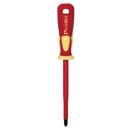 Proskit Insulated Screwdriver, No 3 Phillips, 100V 902-220