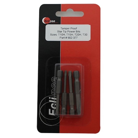 Eclipse Tools Tamper Proof, Star Tip 1-15/16" Pwr Bit 902-377