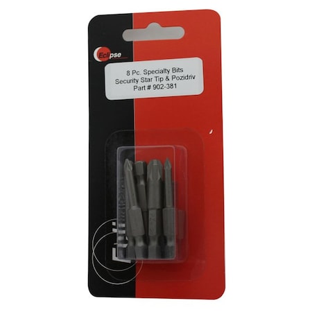 Eclipse Tools AssortmentPKSpecialty Bit Set, 8pc 902-381