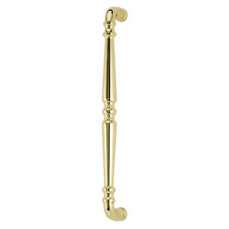 Omnia Traditional Appliance Pull Bright Brass 12" Center to Center 9030/305.3