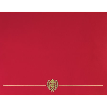 Great Papers Certificate Cover Classic, Red with, PK5 903031