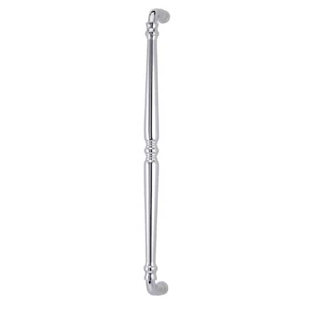 Omnia Center to Center Traditional Appliance Pull Bright Chrome 18" 9030/458.26