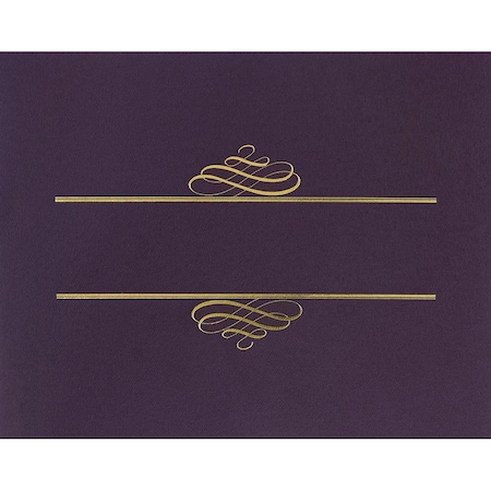 Great Papers Certificate Cover Value, Purple wit, PK5 903106