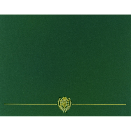 Great Papers Certificate Cover Classic, Green W, PK50 903118PK10