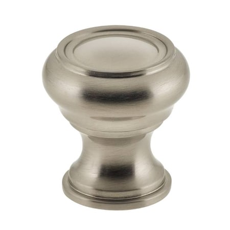 Omnia 1" Traditional Cabinet Knob Satin Nickel 9045/25.15