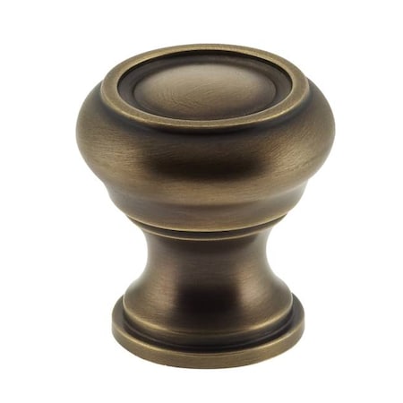 Omnia Traditional Cabinet Knob Antique Bronze 1-1/4" 9045/31.5