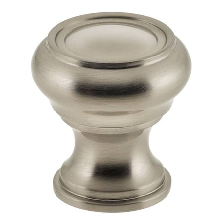 Omnia Traditional Cabinet Knob Satin Nickel 1-1/2" 9045/38.15
