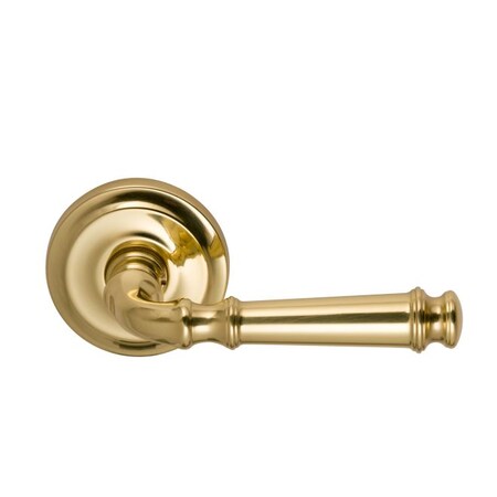 Omnia LVR 2-5/8" Rose Priv 2-3/8" BS Full Lip 1-3/8" Doors Bright Brass 904 904/00F.PR1