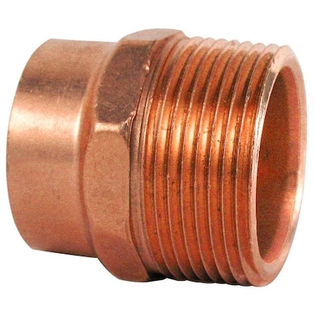 Nibco Strt, Copper, Cup11/4in, MNPT11/2in H030350
