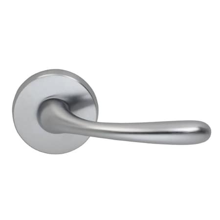 Omnia Lever Passage 2-3/4" Backset, T Strike, 1-3/8" Doors Satin Chrome 905 905/00A.PA3