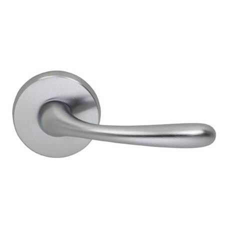 Omnia Lever Privacy 2-3/4" Backset, T Strike, 1-3/8" Doors Satin Chrome 905 905/00A.PR3