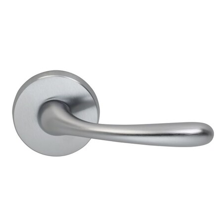Omnia Lever Privacy 2-3/8" Backset, T Strike, 1-3/4" Doors Satin Chrome 905 905/00B.PR3