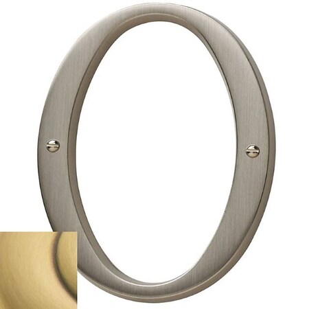 Baldwin Estate Satin Brass with Brown House Numbers 90670.060.CD