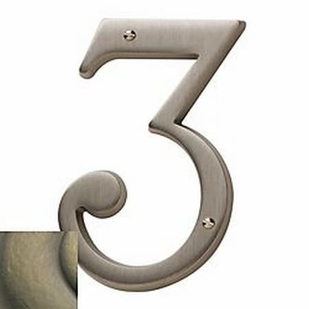 Baldwin Estate Antique Brass House Numbers 90673.050.CD