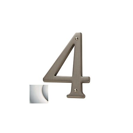 Baldwin Estate Lifetime Bright Nickel House Numbers 90674.055.CD