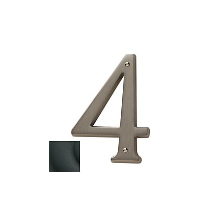 Baldwin Estate Satin Black House Numbers 90674.190.CD